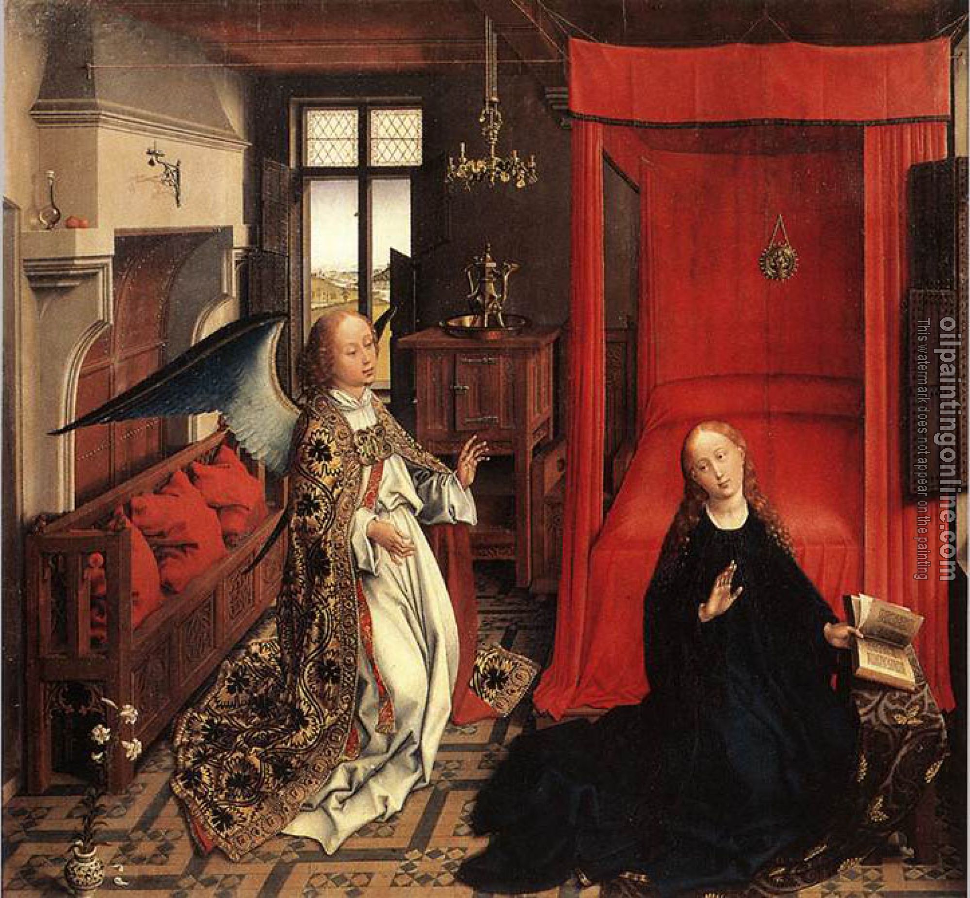 Weyden, Rogier van der - Annunciation Triptych-central